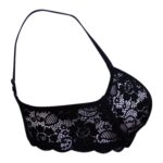 سوتین دانتل برند مردی کد 405 رنگ مشکی - تصویر 3